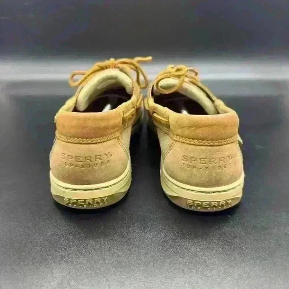sperry top sider leather boat shoes GUC Womens size 10M (STS95555) - Picture 4 of 7